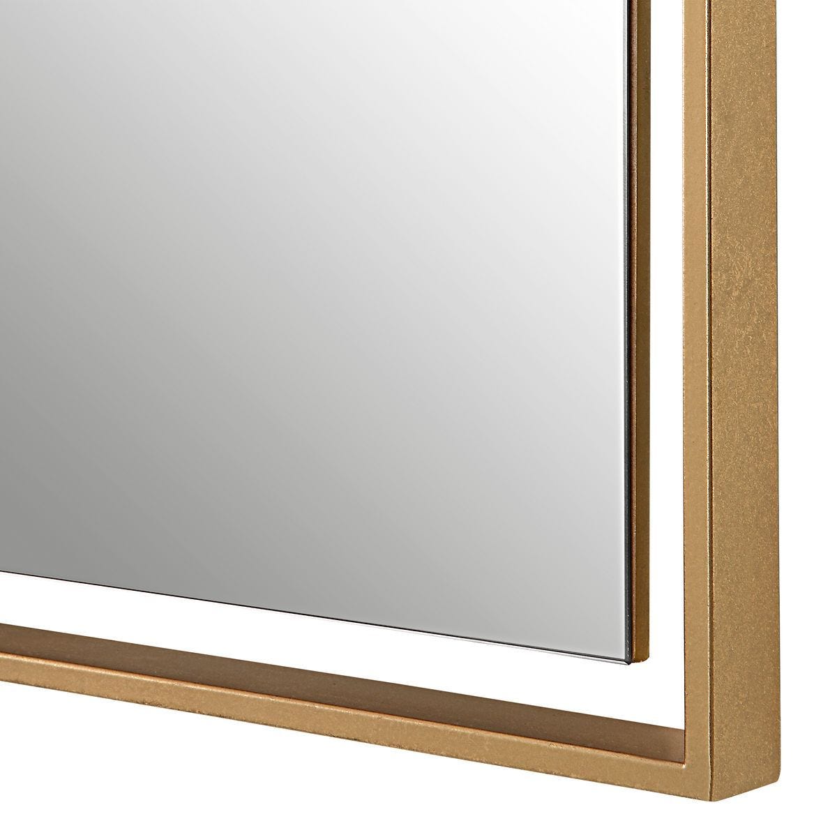 Egon Mirror, Gold - elegant mirror for adding style and light to any room | Image 4 | InSTYLE Home & Rugs