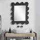 Sea Coral Mirror, Black