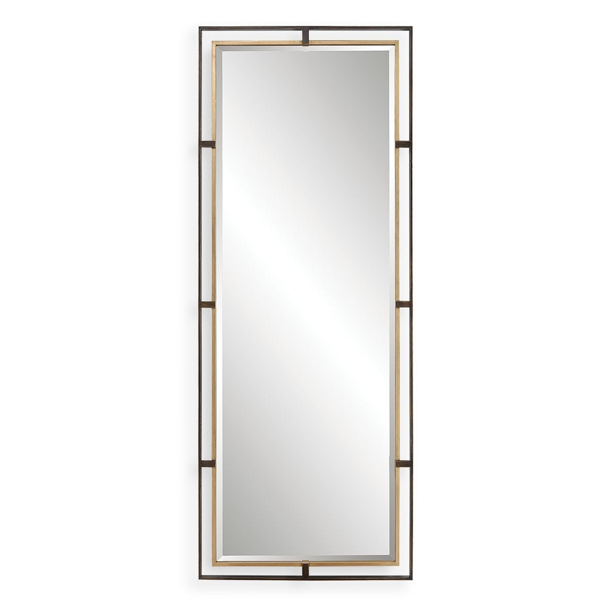 Carrizo Tall Mirror - modern mirror with sleek design for contemporary interiors | Image 2 | InSTYLE Home & Rugs