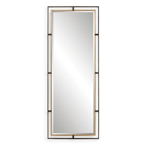 Carrizo Tall Mirror - modern mirror with sleek design for contemporary interiors | Image 2 | InSTYLE Home & Rugs