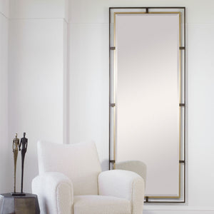 Carrizo Tall Mirror - modern mirror with sleek design for contemporary interiors | Image 5 | InSTYLE Home & Rugs
