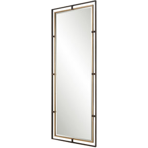 Carrizo Tall Mirror - modern mirror with sleek design for contemporary interiors | Image 3 | InSTYLE Home & Rugs