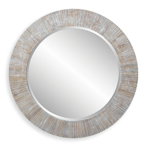 Repose Round Mirror - full-length mirror for creating the illusion of space and light | Image 2 | InSTYLE Home & Rugs