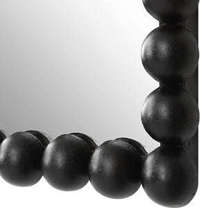Serna Vanity Mirror, Black - elegant mirror for adding style and light to any room | Image 4 | InSTYLE Home & Rugs