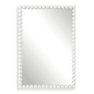 Serna Vanity Mirror, White - elegant mirror for adding style and light to any room | Image 2 | InSTYLE Home & Rugs