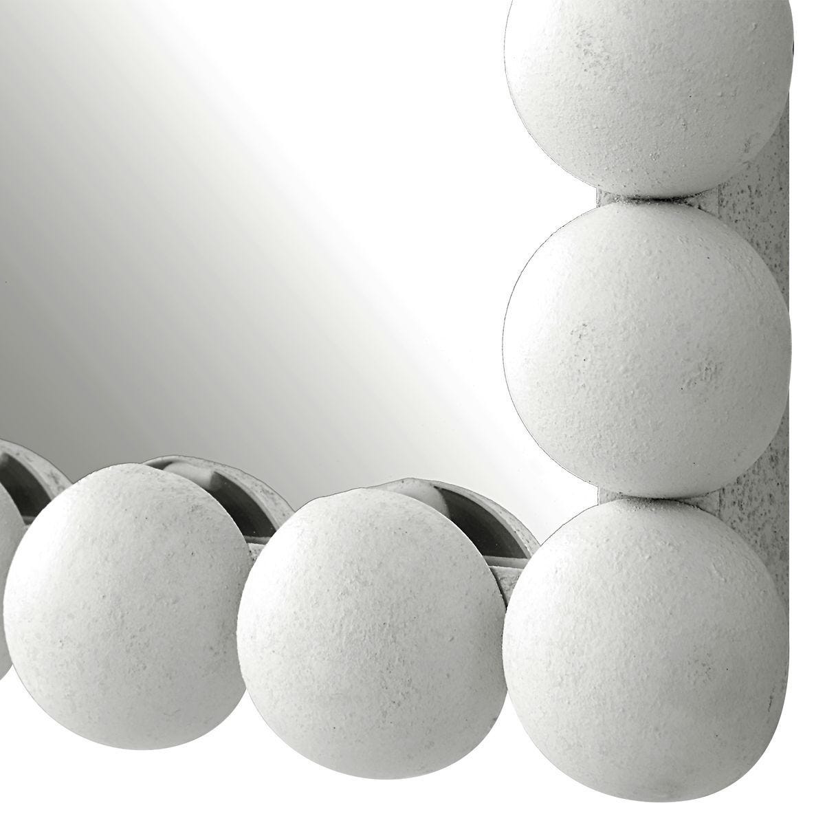 Serna Vanity Mirror, White - elegant mirror for adding style and light to any room | Image 4 | InSTYLE Home & Rugs