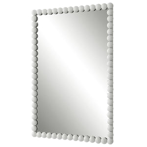Serna Vanity Mirror, White - elegant mirror for adding style and light to any room | Image 3 | InSTYLE Home & Rugs