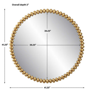 Byzantine Round Mirror - full-length mirror for creating the illusion of space and light | Image 4 | InSTYLE Home & Rugs