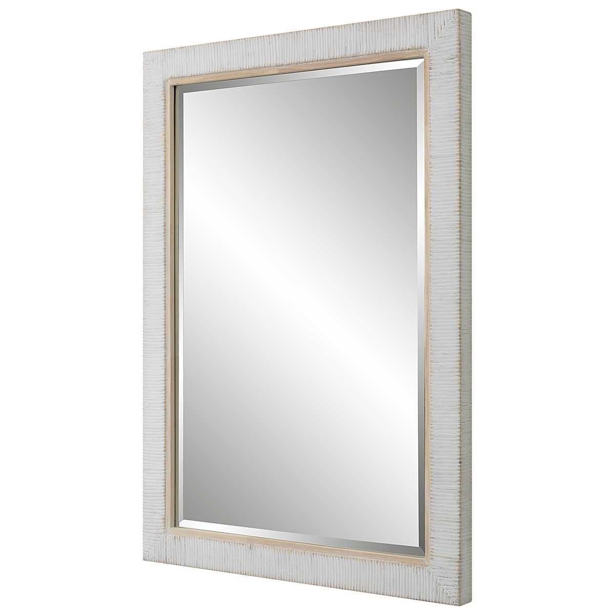 Cape Mirror, Whitewashed - elegant mirror for adding style and light to any room | Image 3 | InSTYLE Home & Rugs