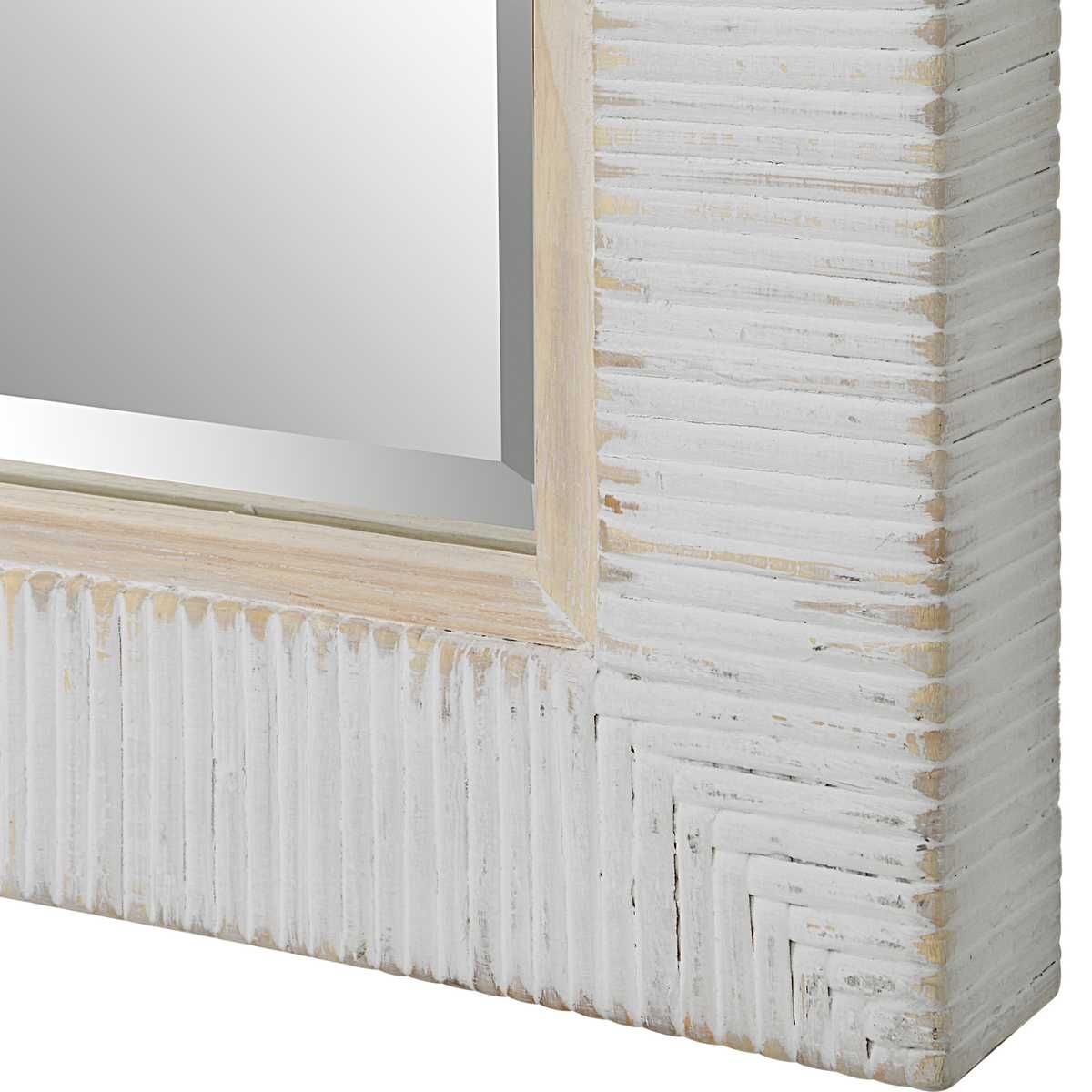 Cape Mirror, Whitewashed - elegant mirror for adding style and light to any room | Image 4 | InSTYLE Home & Rugs