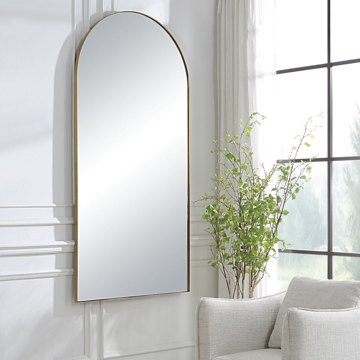 Crosley Arch Mirror - elegant mirror for adding style and light to any room | Image 6 | InSTYLE Home & Rugs
