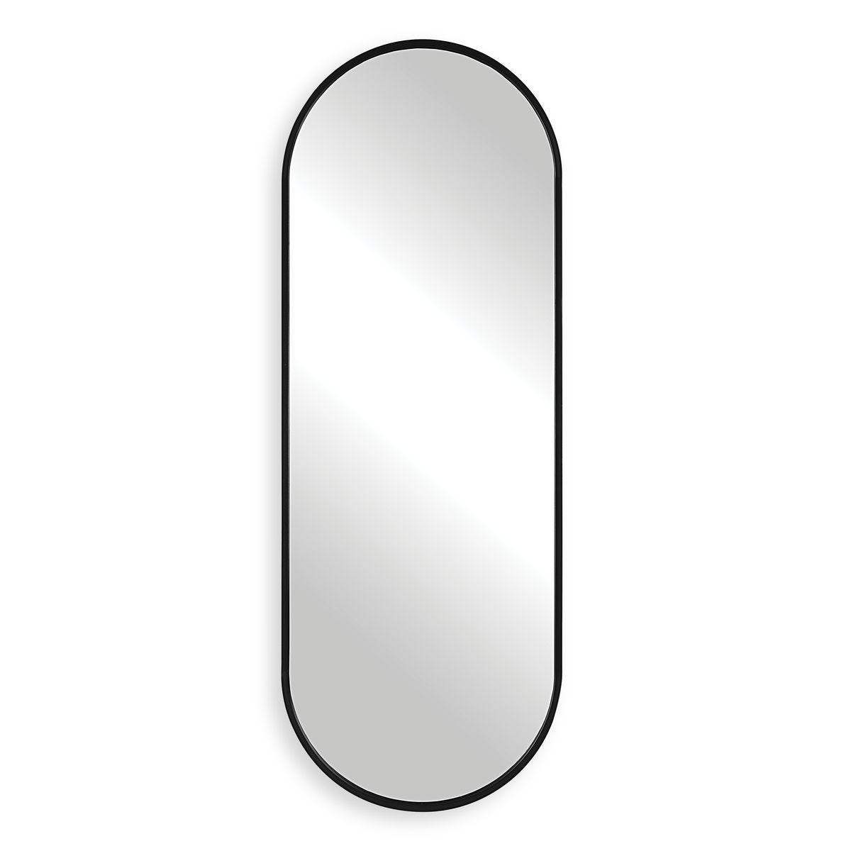 Varina Tall Mirror, Black - elegant mirror for adding style and light to any room | Image 2 | InSTYLE Home & Rugs