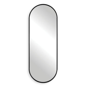 Varina Tall Mirror, Black - elegant mirror for adding style and light to any room | Image 2 | InSTYLE Home & Rugs