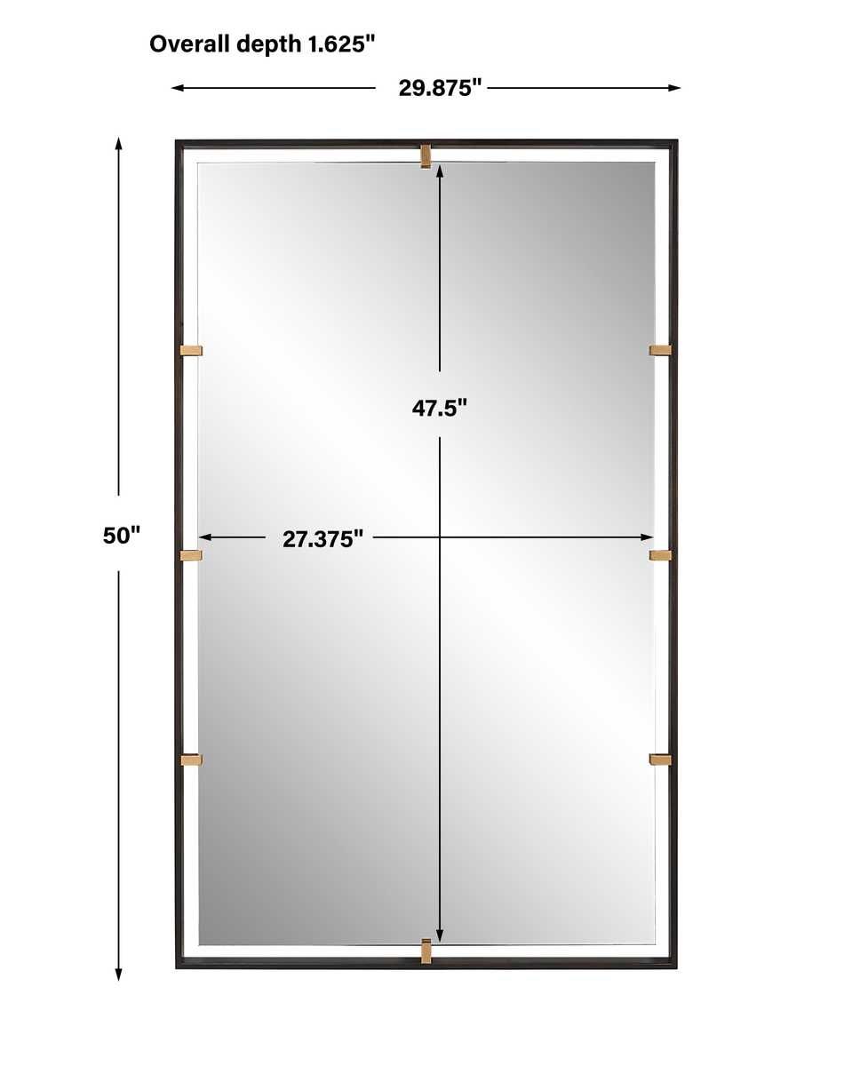 Egon Mirror, Bronze - elegant mirror for adding style and light to any room | Image 7 | InSTYLE Home & Rugs