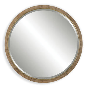 Paradise Round Mirror - modern mirror with sleek design for contemporary interiors | Image 2 | InSTYLE Home & Rugs