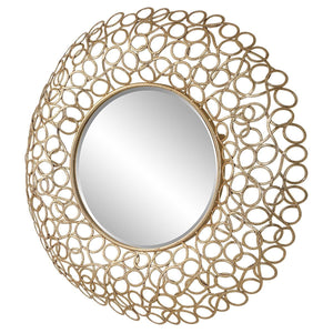 Swirl Round Mirror - elegant mirror for adding style and light to any room | Image 5 | InSTYLE Home & Rugs