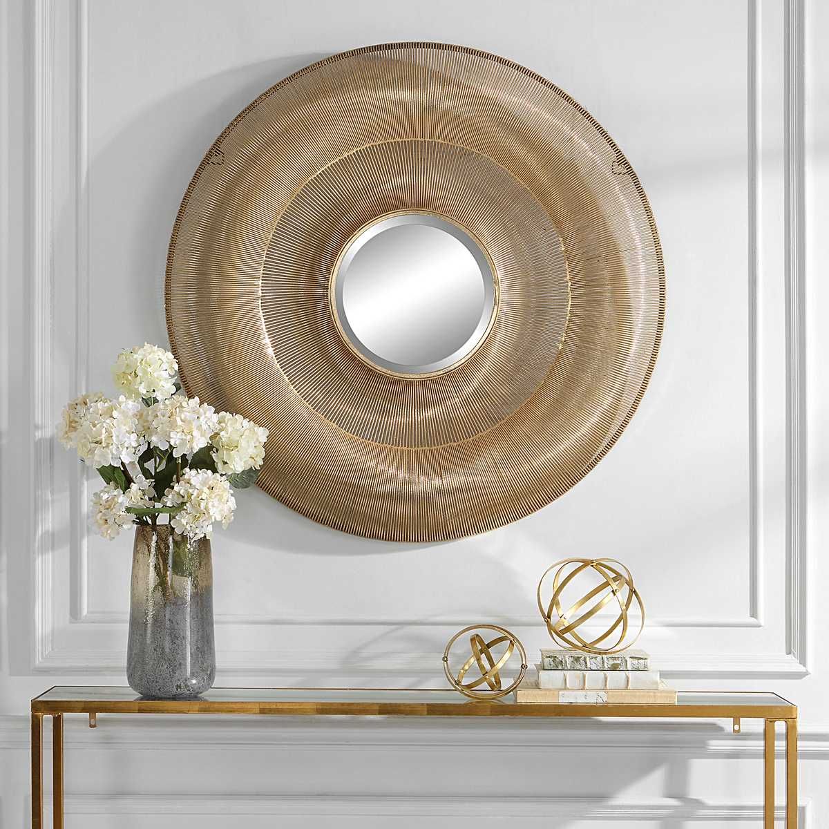 Bauble Round Mirror - elegant mirror for adding style and light to any room | Image 3 | InSTYLE Home & Rugs