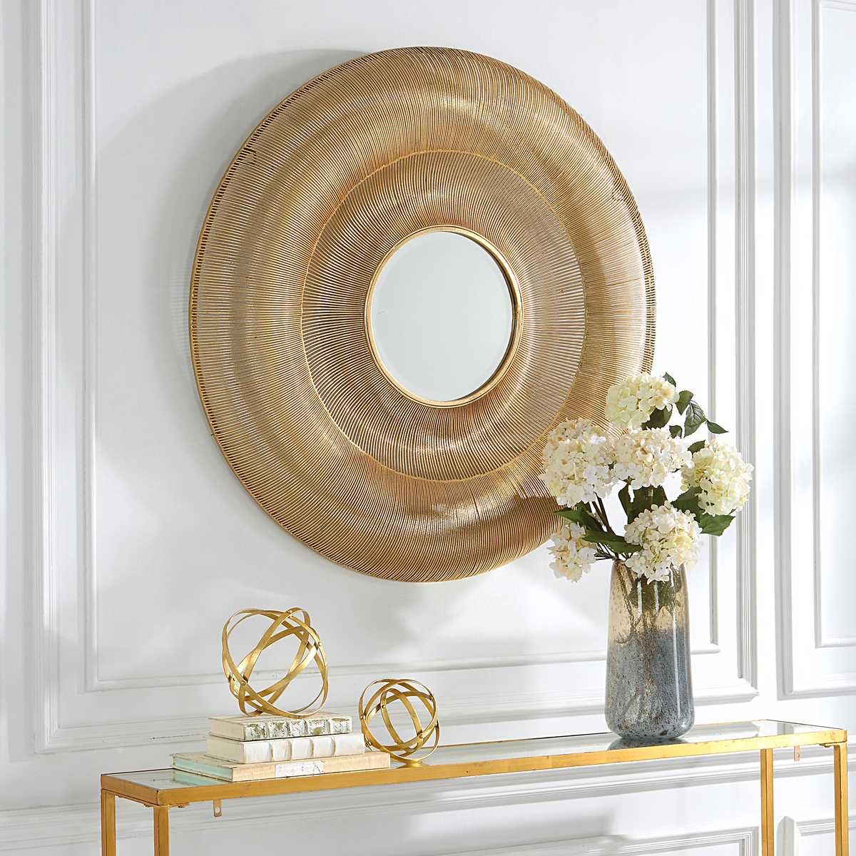 Bauble Round Mirror - elegant mirror for adding style and light to any room | Image 4 | InSTYLE Home & Rugs
