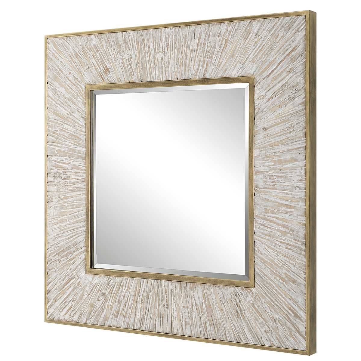 Wharton Square Mirror - modern mirror with sleek design for contemporary interiors | Image 4 | InSTYLE Home & Rugs