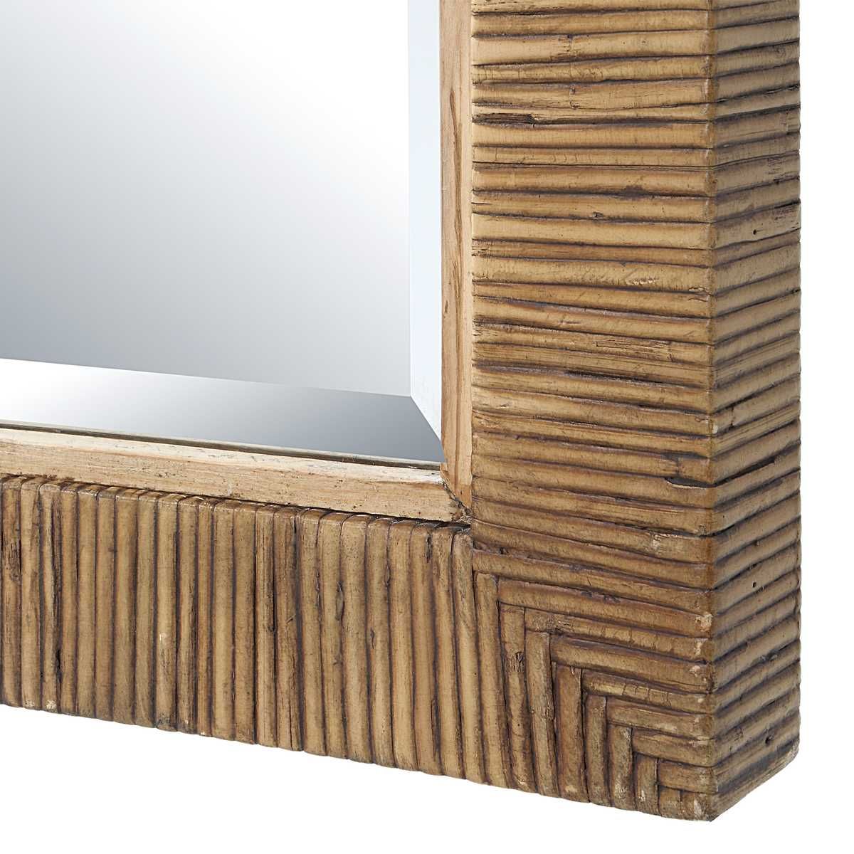 Cape Arch Mirror, Natural - modern mirror with sleek design for contemporary interiors | Image 4 | InSTYLE Home & Rugs