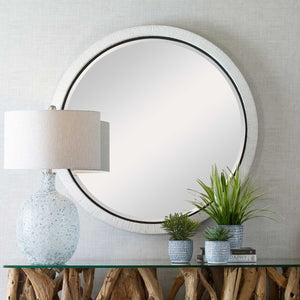 Granada Round Mirror - full-length mirror for creating the illusion of space and light | Image 6 | InSTYLE Home & Rugs