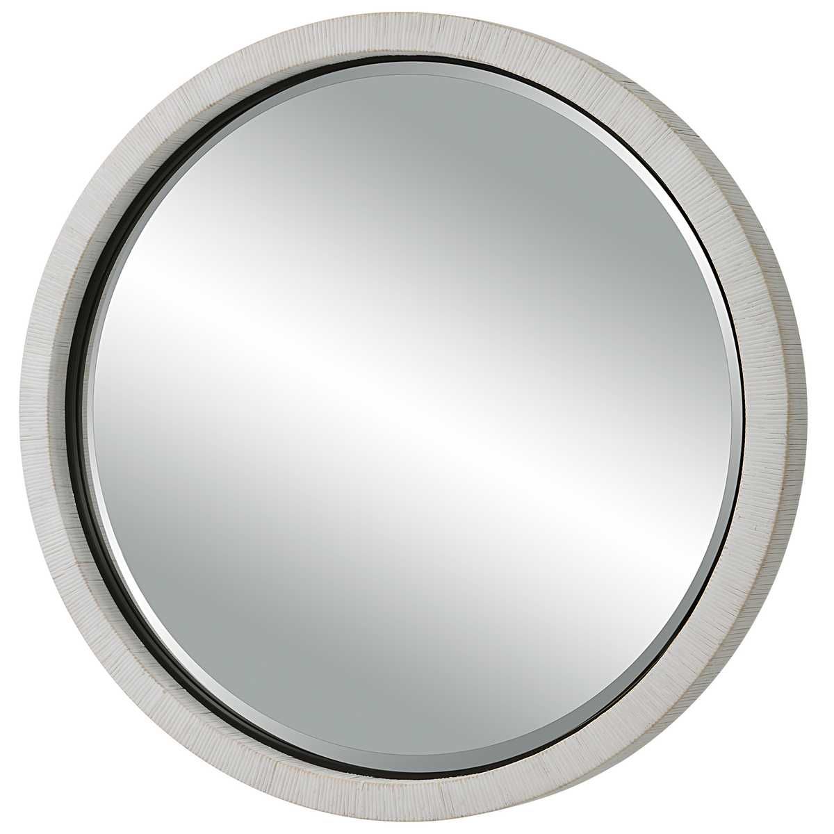 Granada Round Mirror - full-length mirror for creating the illusion of space and light | Image 4 | InSTYLE Home & Rugs
