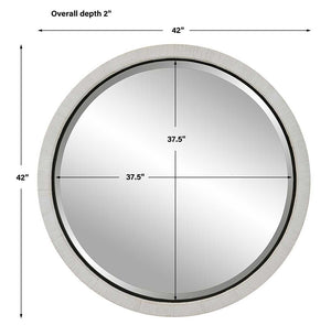 Granada Round Mirror - full-length mirror for creating the illusion of space and light | Image 7 | InSTYLE Home & Rugs