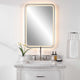 Crofton Lighted Vanity Mirror, Black