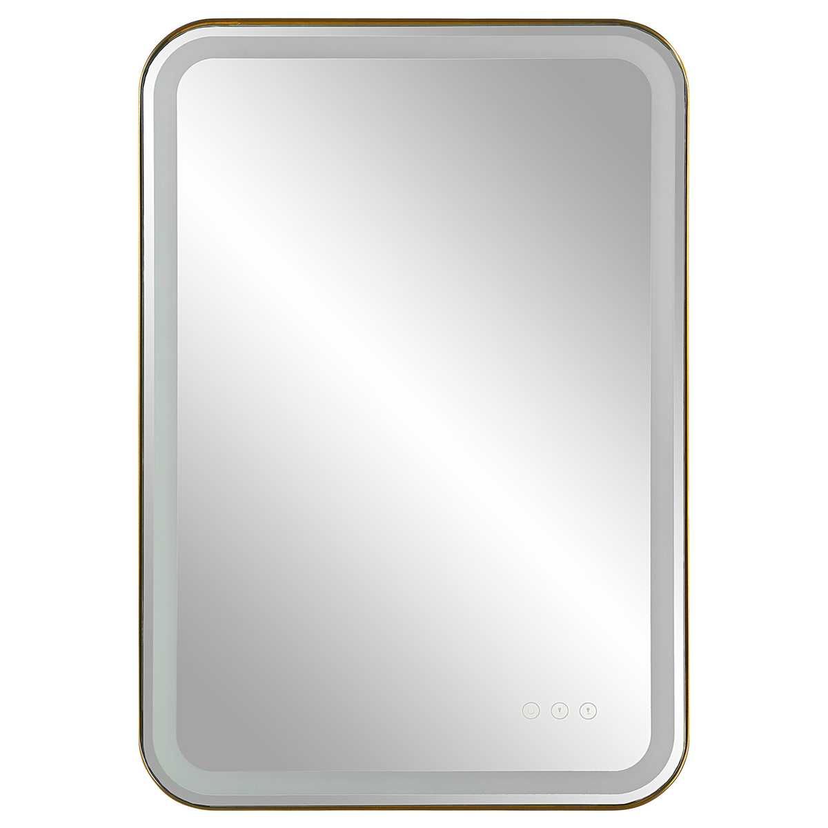 CROFTON LIGHTED VANITY MIRROR - modern mirror with sleek design for contemporary interiors | Image 4 | InSTYLE Home & Rugs