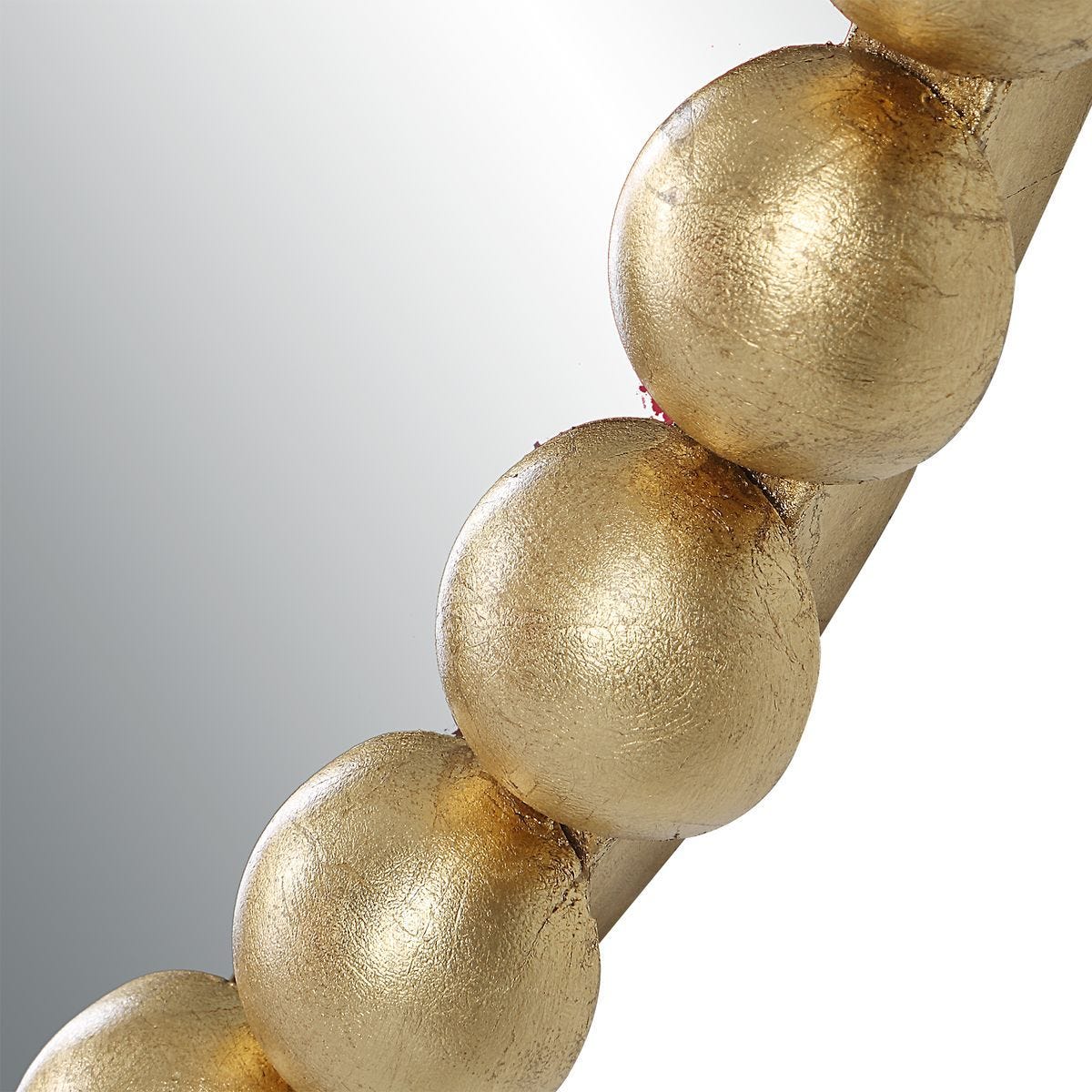 Serna Oval Mirror, Gold - full-length mirror for creating the illusion of space and light | Image 4 | InSTYLE Home & Rugs