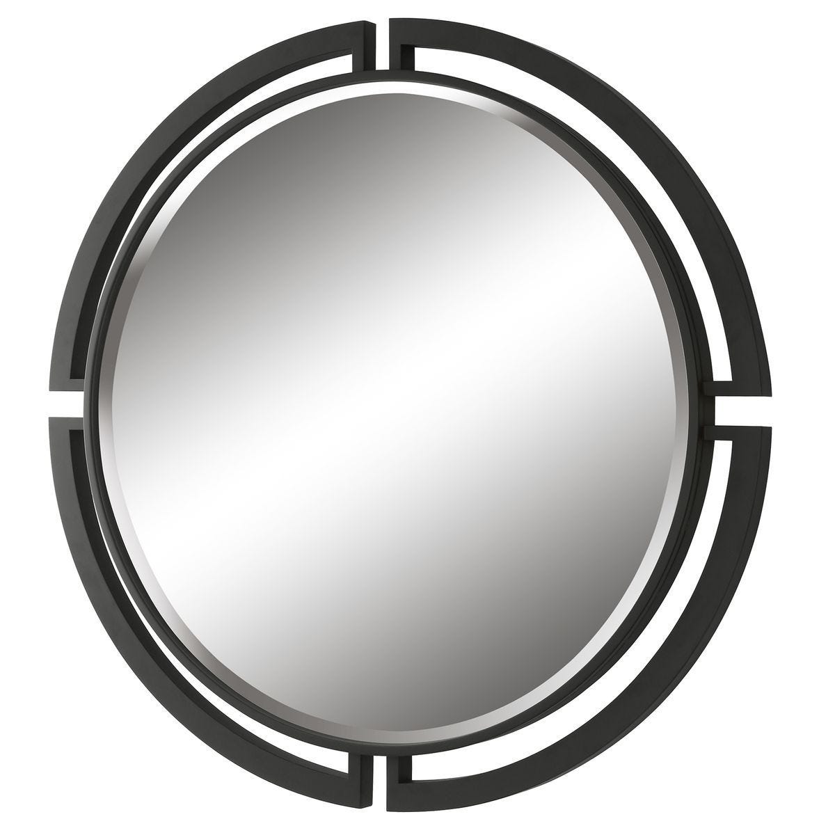 Quadrant Round Mirror - elegant mirror for adding style and light to any room | Image 3 | InSTYLE Home & Rugs