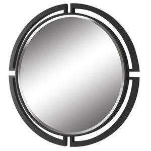 Quadrant Round Mirror - elegant mirror for adding style and light to any room | Image 3 | InSTYLE Home & Rugs