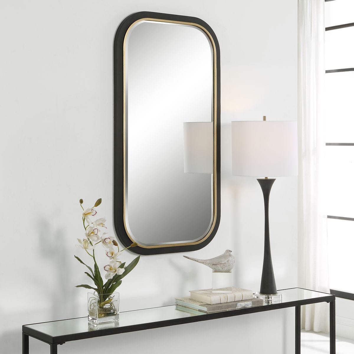 Nevaeh Mirror - elegant mirror for adding style and light to any room | Image 6 | InSTYLE Home & Rugs