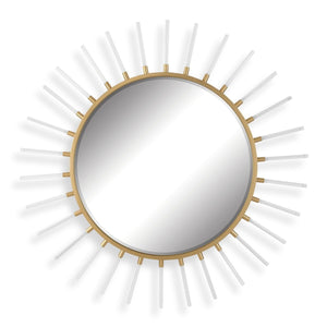 Oracle Round Mirror - elegant mirror for adding style and light to any room | Image 2 | InSTYLE Home & Rugs
