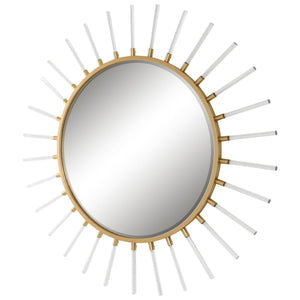 Oracle Round Mirror - elegant mirror for adding style and light to any room | Image 3 | InSTYLE Home & Rugs