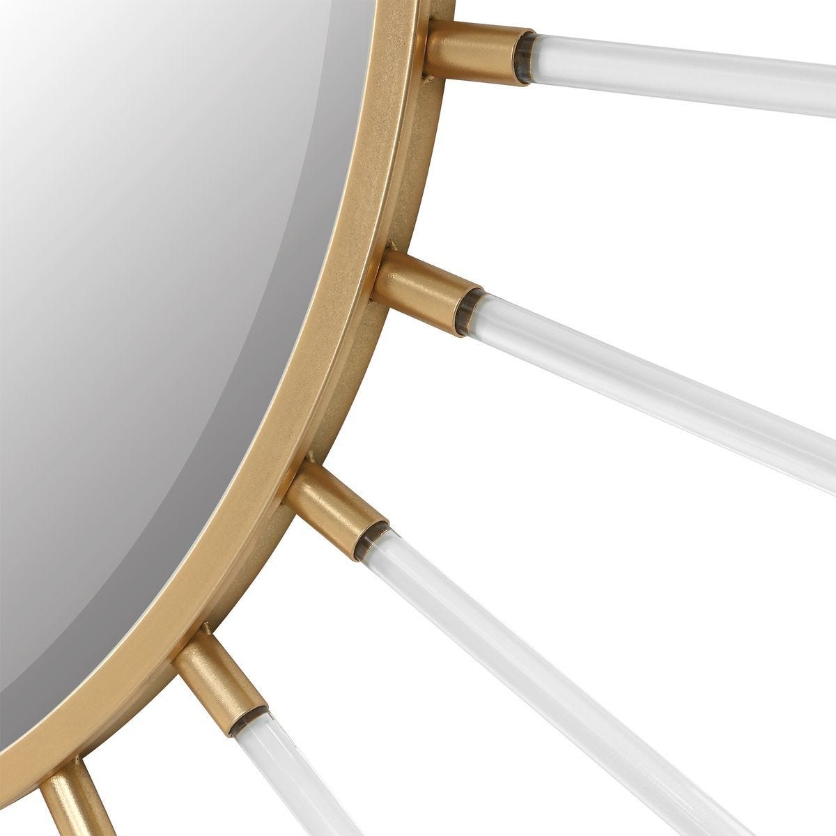 Oracle Round Mirror - elegant mirror for adding style and light to any room | Image 4 | InSTYLE Home & Rugs