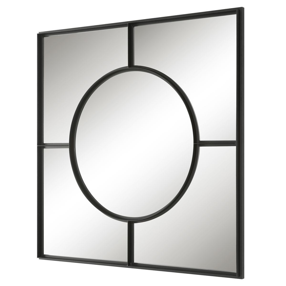 Spurgeon Square Mirror - modern mirror with sleek design for contemporary interiors | Image 3 | InSTYLE Home & Rugs