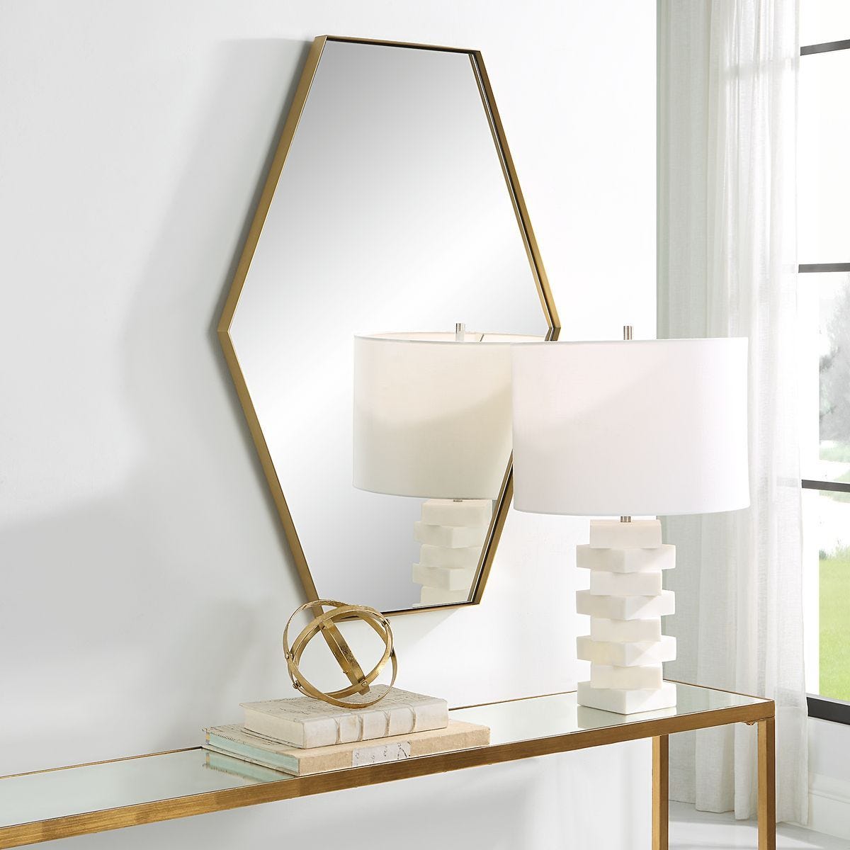 Ankara Mirror - modern mirror with sleek design for contemporary interiors | Image 5 | InSTYLE Home & Rugs