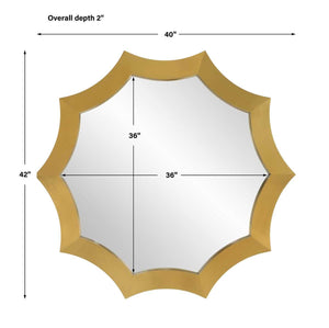 Flare Round Mirror - modern mirror with sleek design for contemporary interiors | Image 6 | InSTYLE Home & Rugs