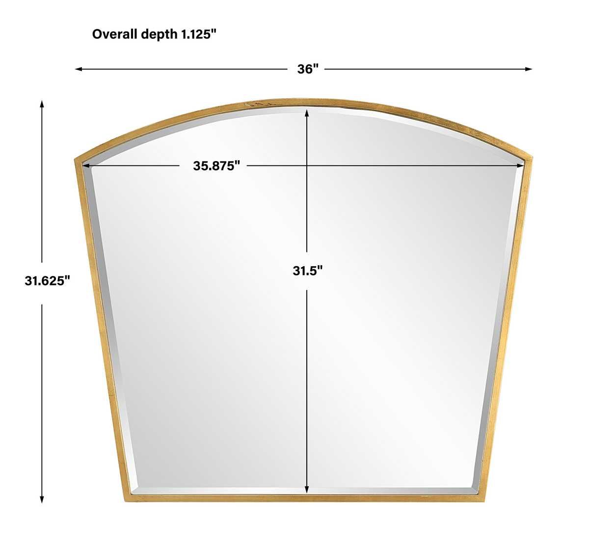 Boundary Arch Mirror - modern mirror with sleek design for contemporary interiors | Image 6 | InSTYLE Home & Rugs