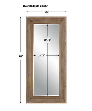 Missoula Mirror, Natural - full-length mirror for creating the illusion of space and light | Image 6 | InSTYLE Home & Rugs
