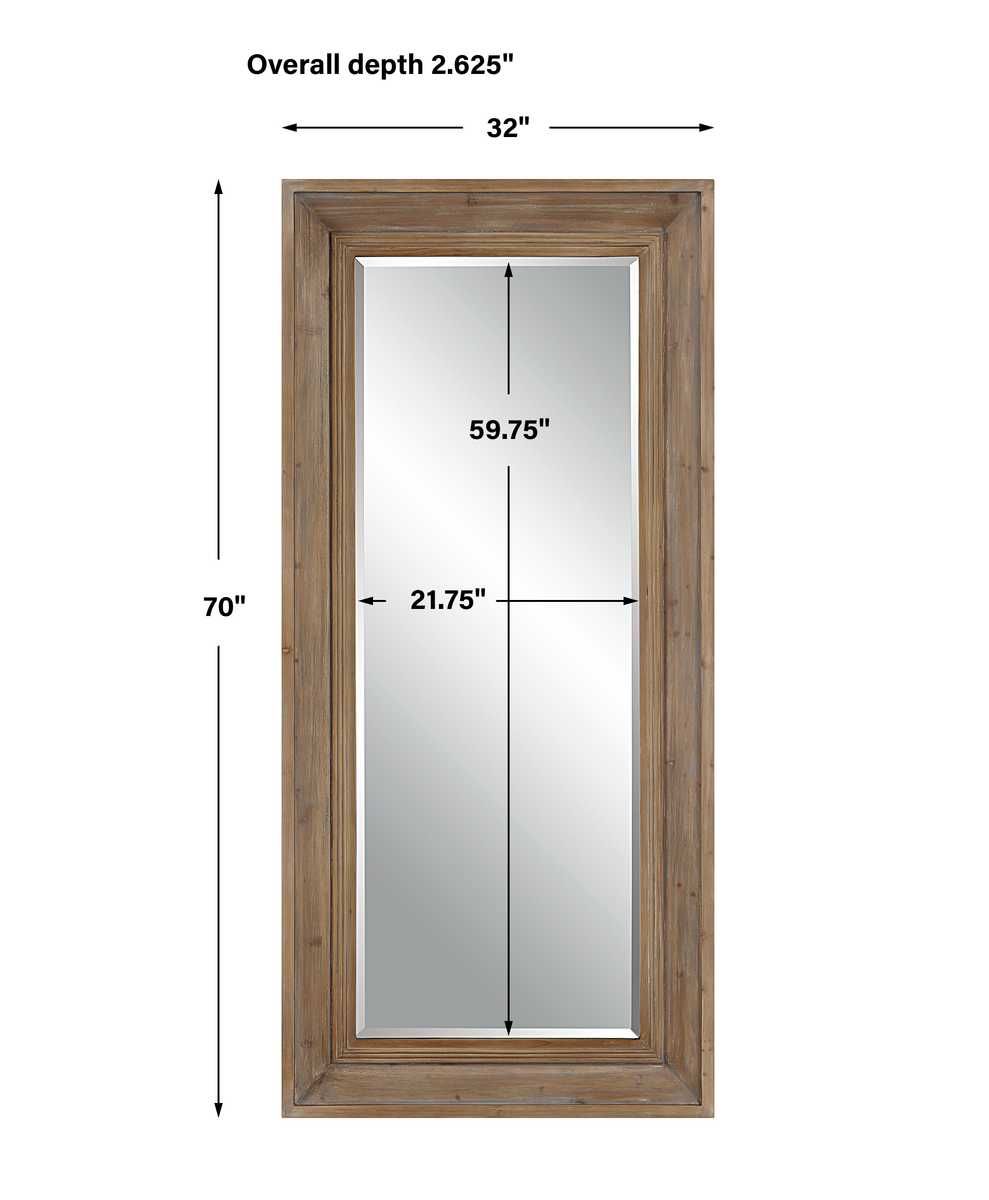 Missoula Mirror, Natural - full-length mirror for creating the illusion of space and light | Image 6 | InSTYLE Home & Rugs