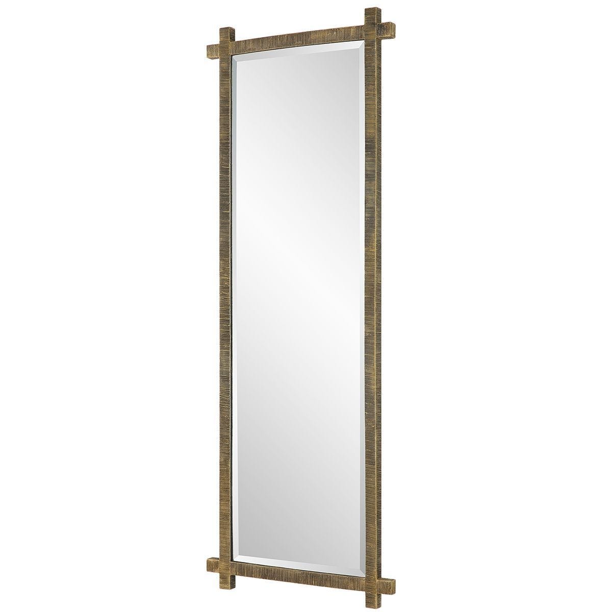 Abanu Tall Mirror - modern mirror with sleek design for contemporary interiors | Image 3 | InSTYLE Home & Rugs