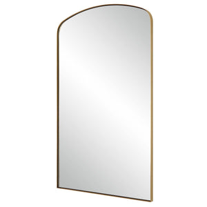 Tordera Arch Mirror, Brass - elegant mirror for adding style and light to any room | Image 4 | InSTYLE Home & Rugs