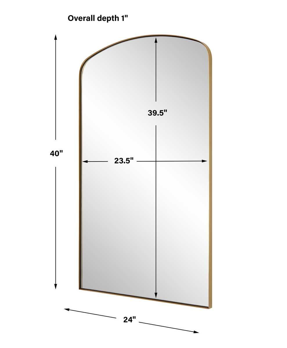 Tordera Arch Mirror, Brass - elegant mirror for adding style and light to any room | Image 6 | InSTYLE Home & Rugs