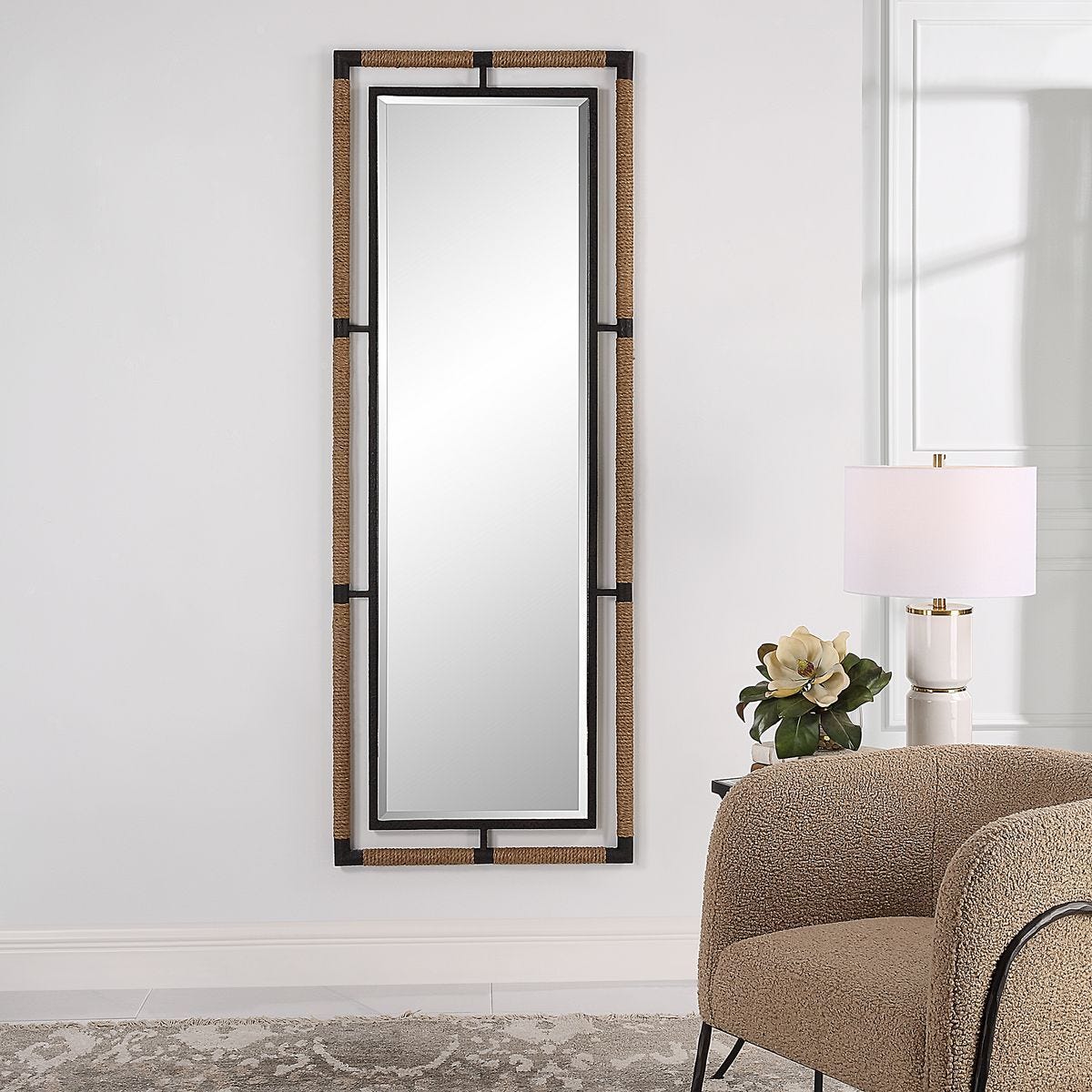 Melville Tall Mirror - elegant mirror for adding style and light to any room | Image 1 | InSTYLE Home & Rugs
