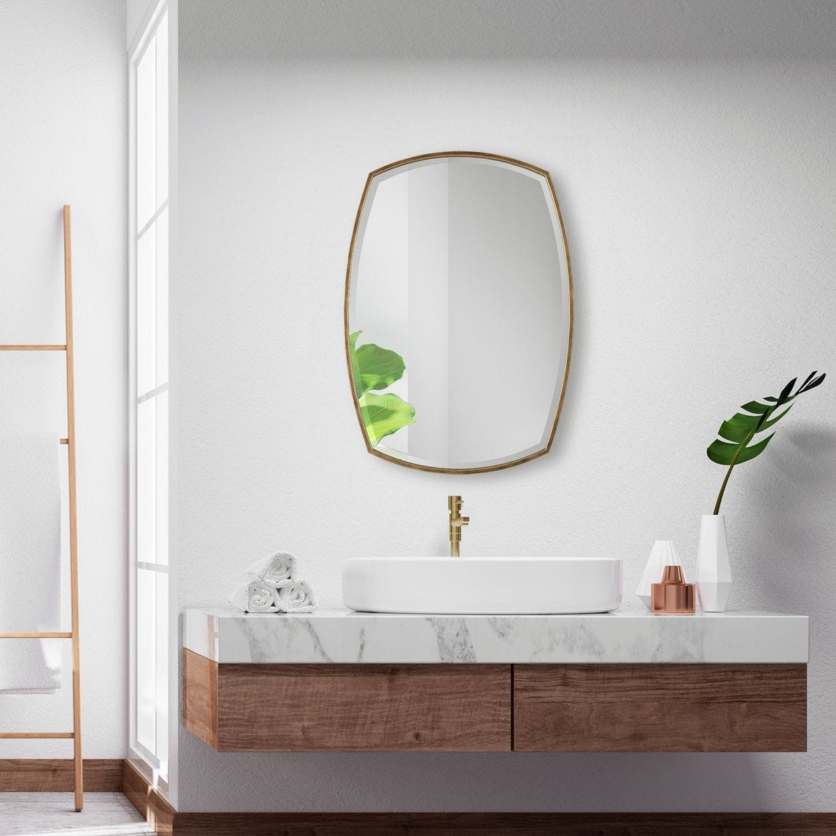 Varenna Vanity Mirror - full-length mirror for creating the illusion of space and light | Image 1 | InSTYLE Home & Rugs