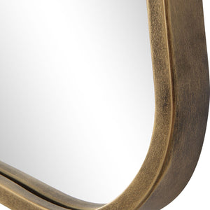 Pavia Vanity Mirror, Gold - modern mirror with sleek design for contemporary interiors | Image 5 | InSTYLE Home & Rugs