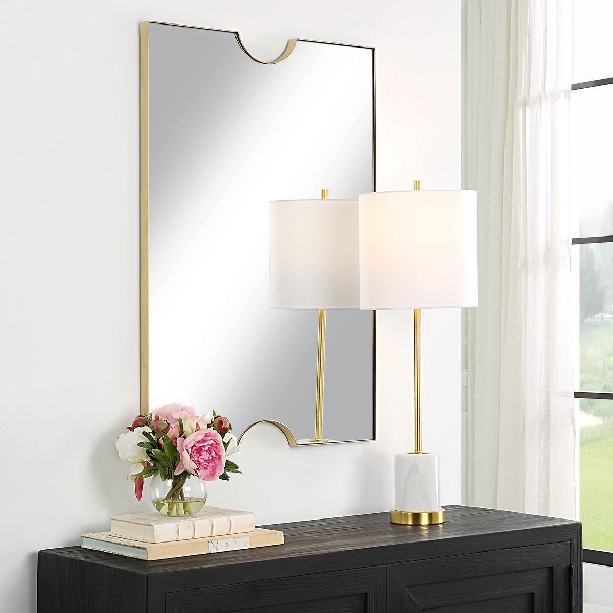 Ticket Vanity Mirror - full-length mirror for creating the illusion of space and light | Image 1 | InSTYLE Home & Rugs