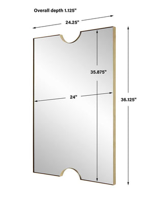 Ticket Vanity Mirror - full-length mirror for creating the illusion of space and light | Image 7 | InSTYLE Home & Rugs